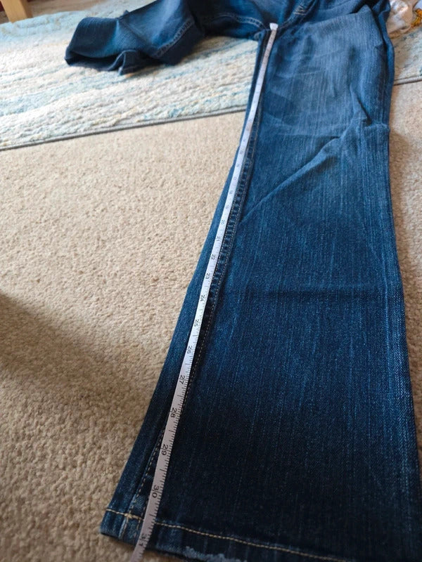 Aeropostale Low Rise Straight Vintage Y2K Jeans UK Size 8