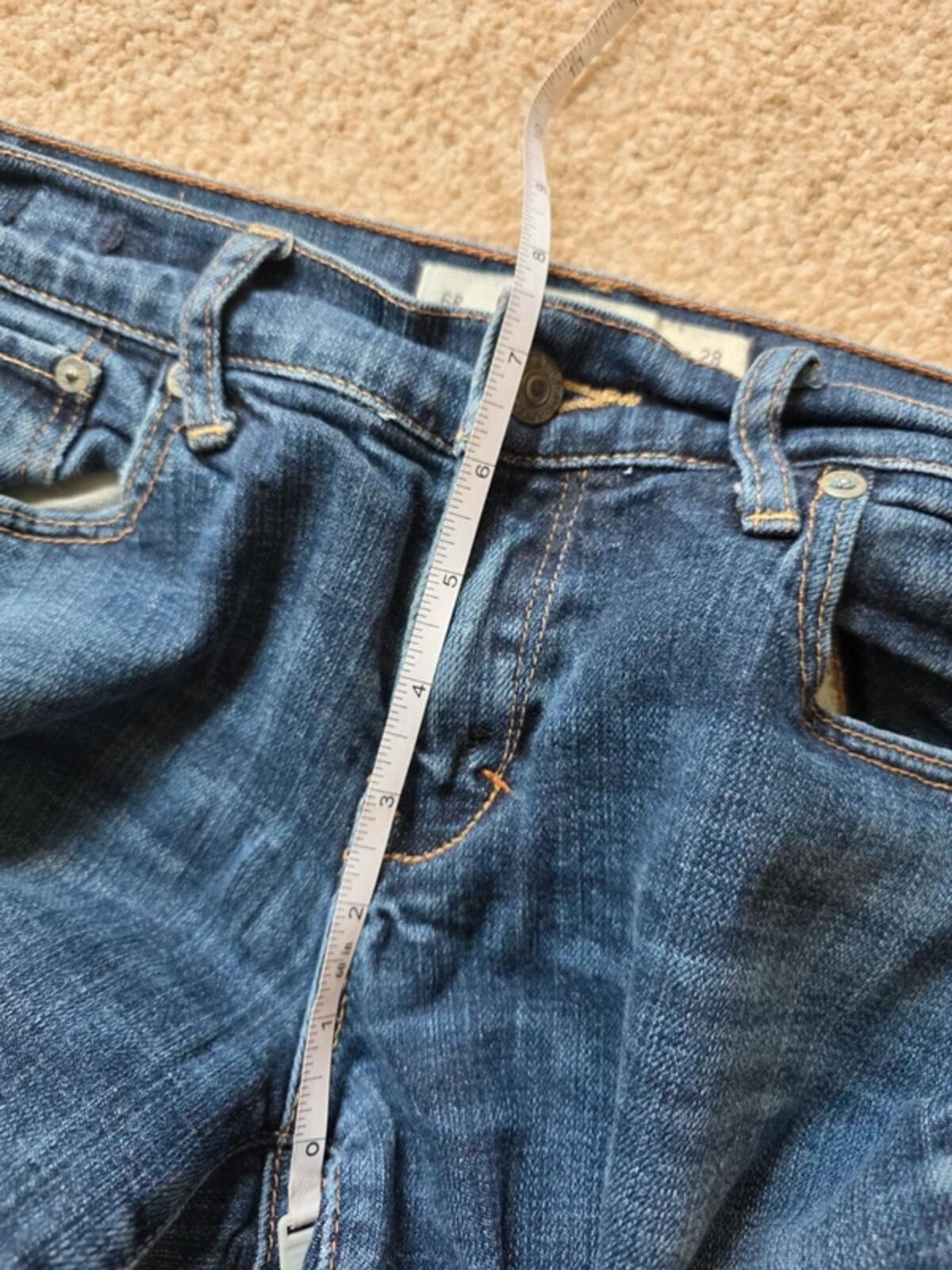 Vintage Y2K Abercrombie & Fitch ultra low rise bootcut jeans UK 8