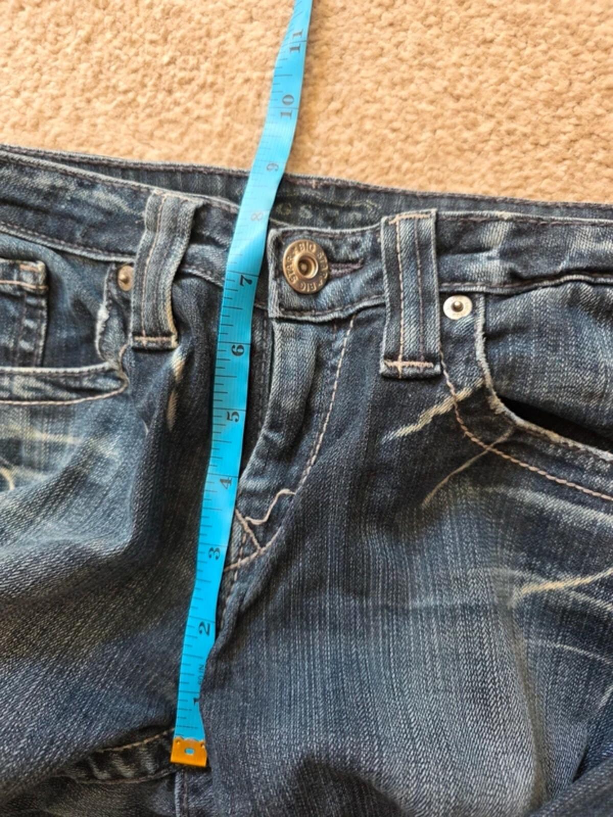 Big Star Low Rise Bootcut Jeans UK Size 8/10 Tall