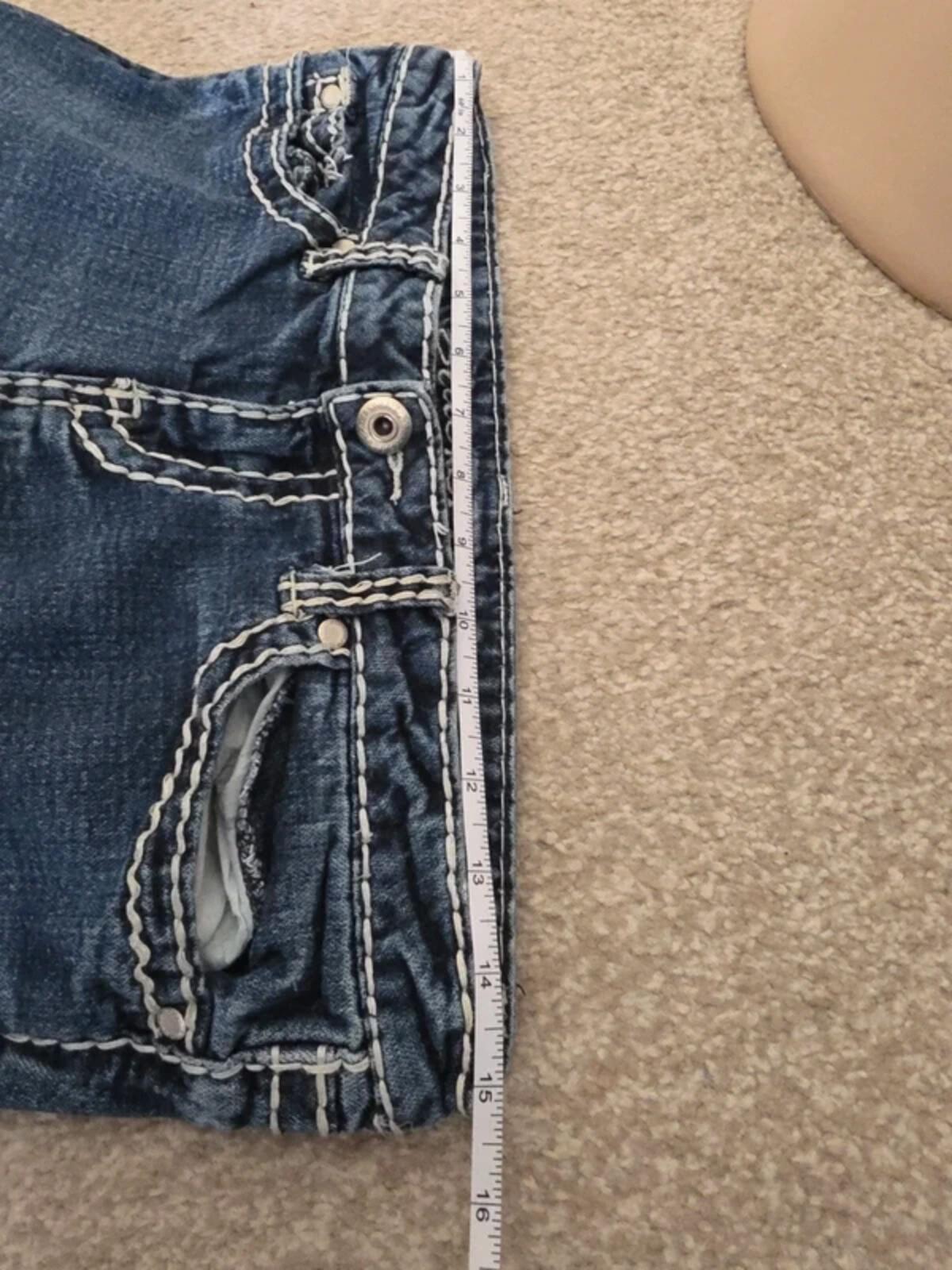 Blue Asphalt Low Rise Bootcut Vintage Y2K Jeans UK Size 8