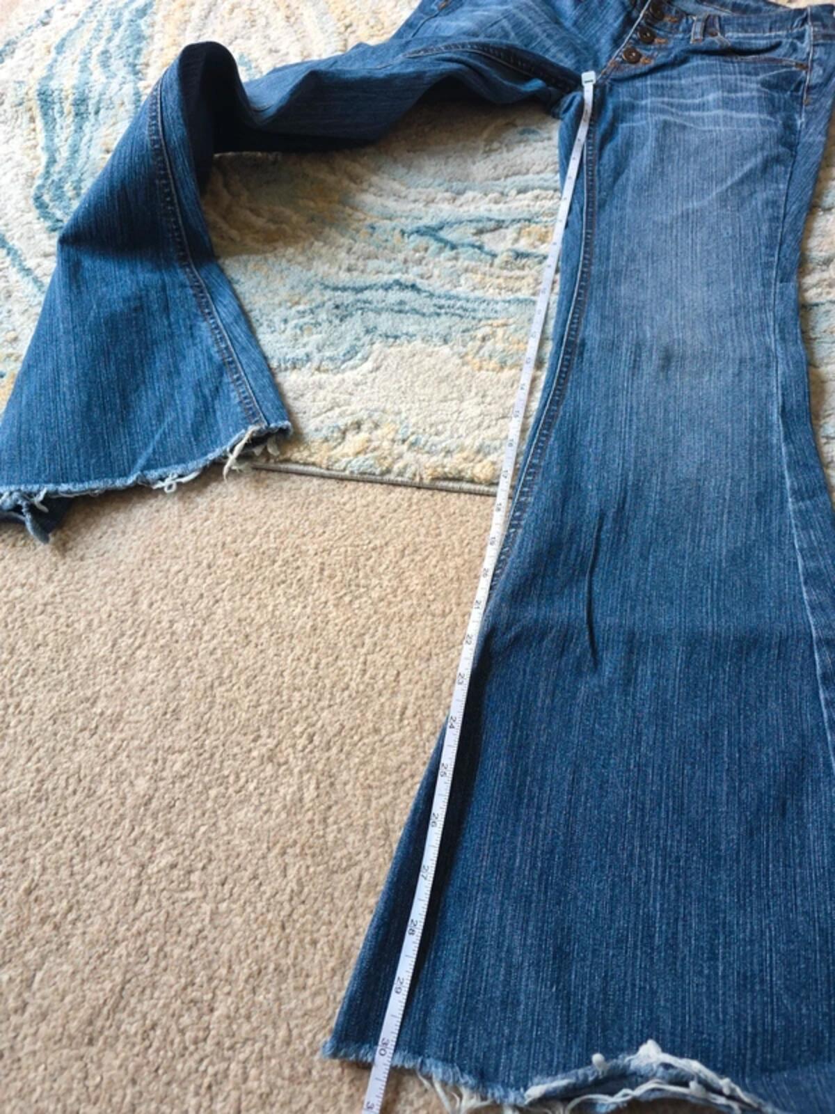 Lei Low Rise Flared Vintage Y2K Jeans UK Size 4 Petite