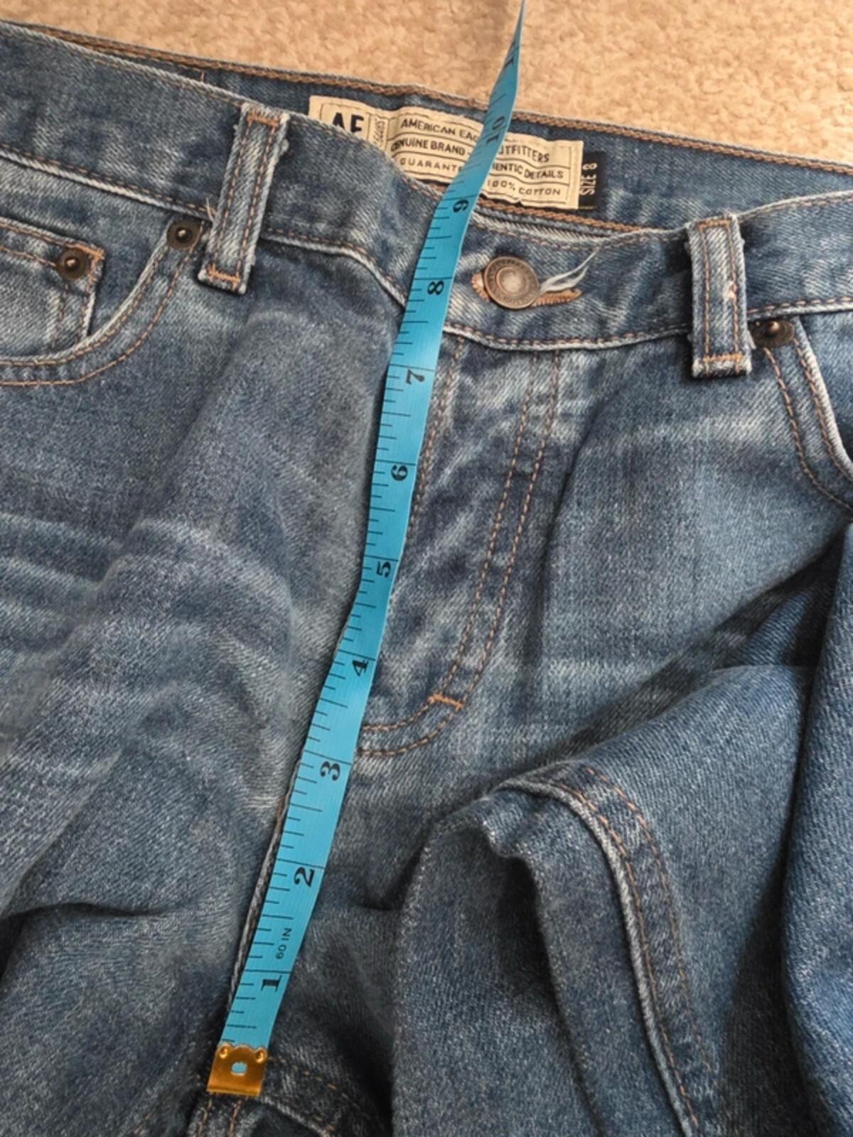 Vintage Y2K American Eagle Mid Rise Wide Leg Jeans UK Size 12