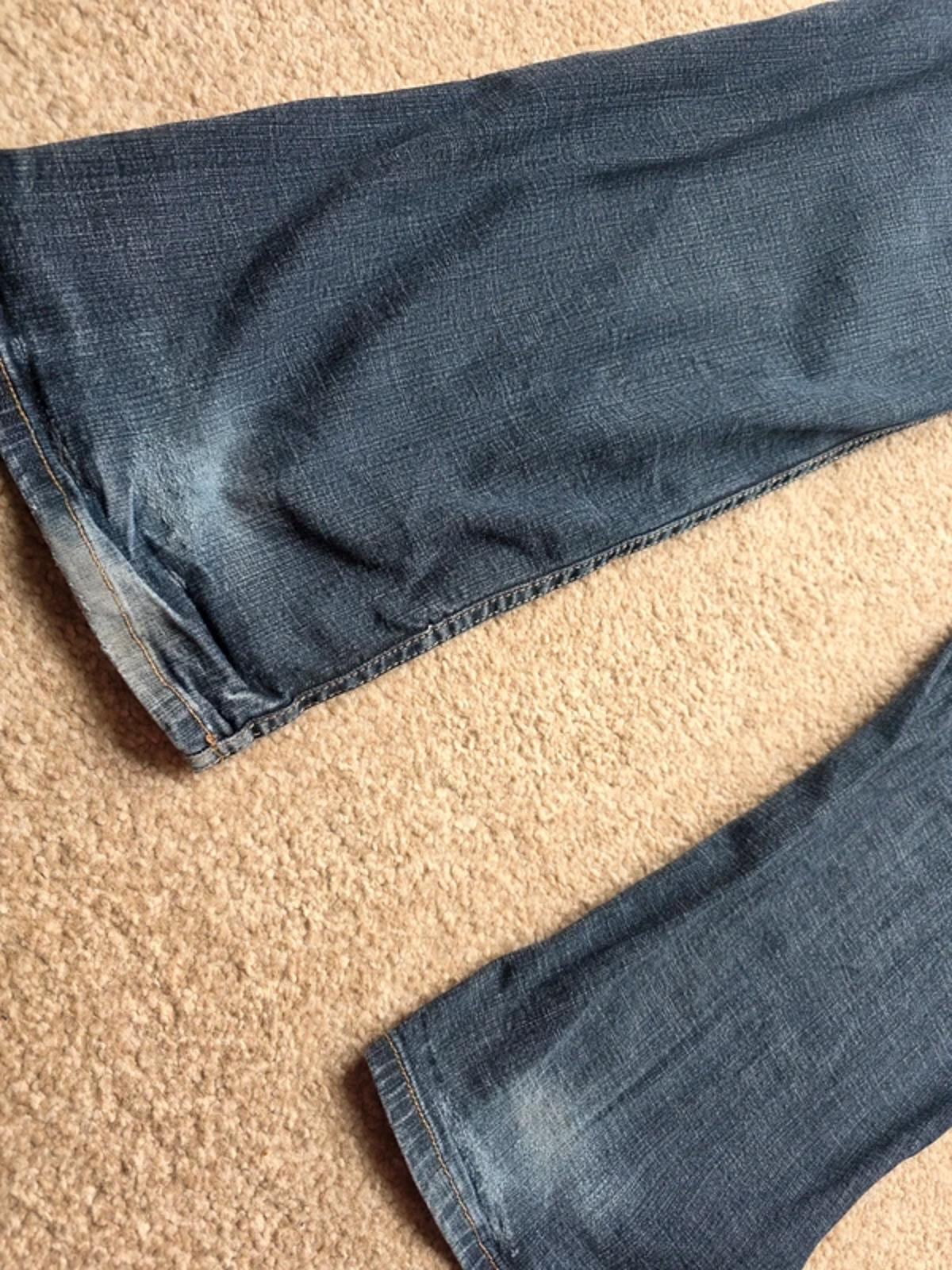 Vintage Y2K Riders by Lee Mid Rise Straight Leg Jeans UK Size 16 Petite