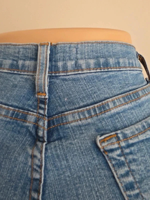 Vintage Y2K NYDJ High Rise Flared Jeans UK Size 10