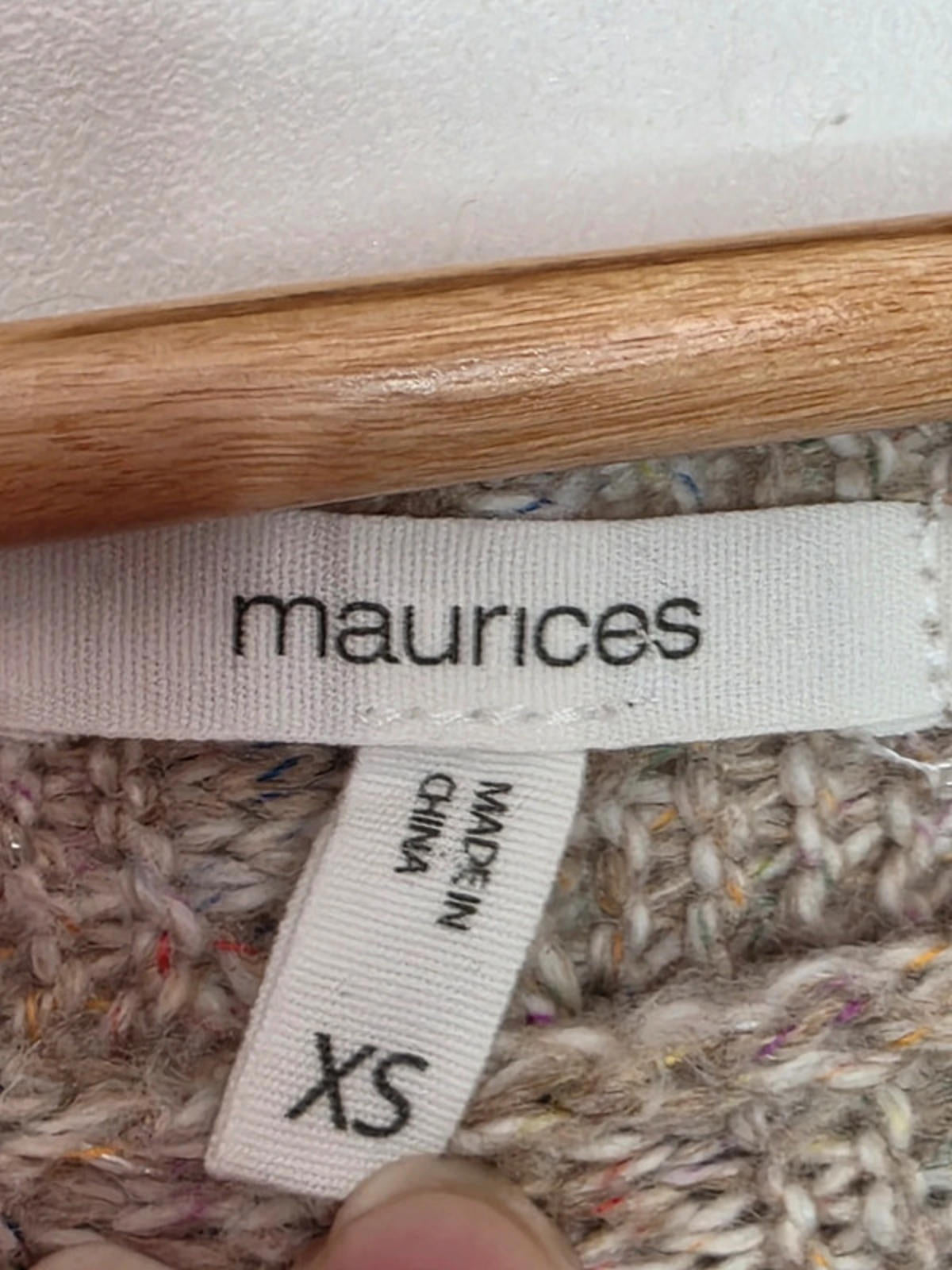Vintage Y2K Maurices Chunky Knit Jumper UK size XS