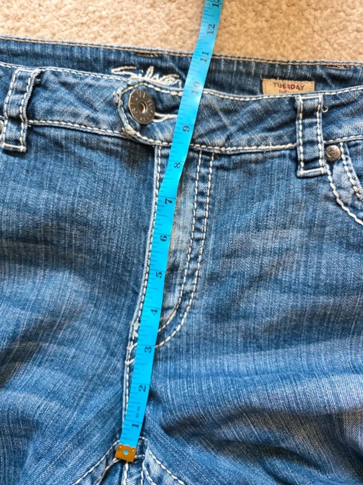 Silver Tuesday Mid Rise Bootcut Jeans UK Size 20