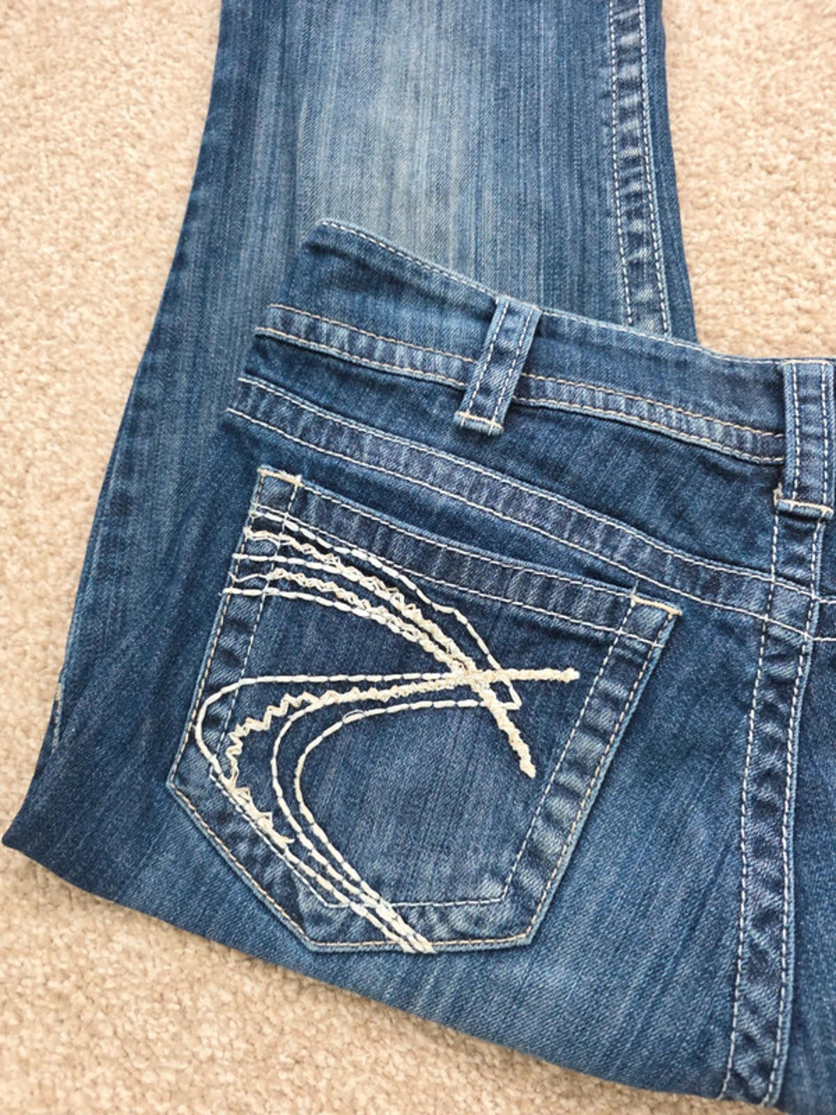 Vintage Y2K Suki Mid Rise Flare Jeans UK Size 12