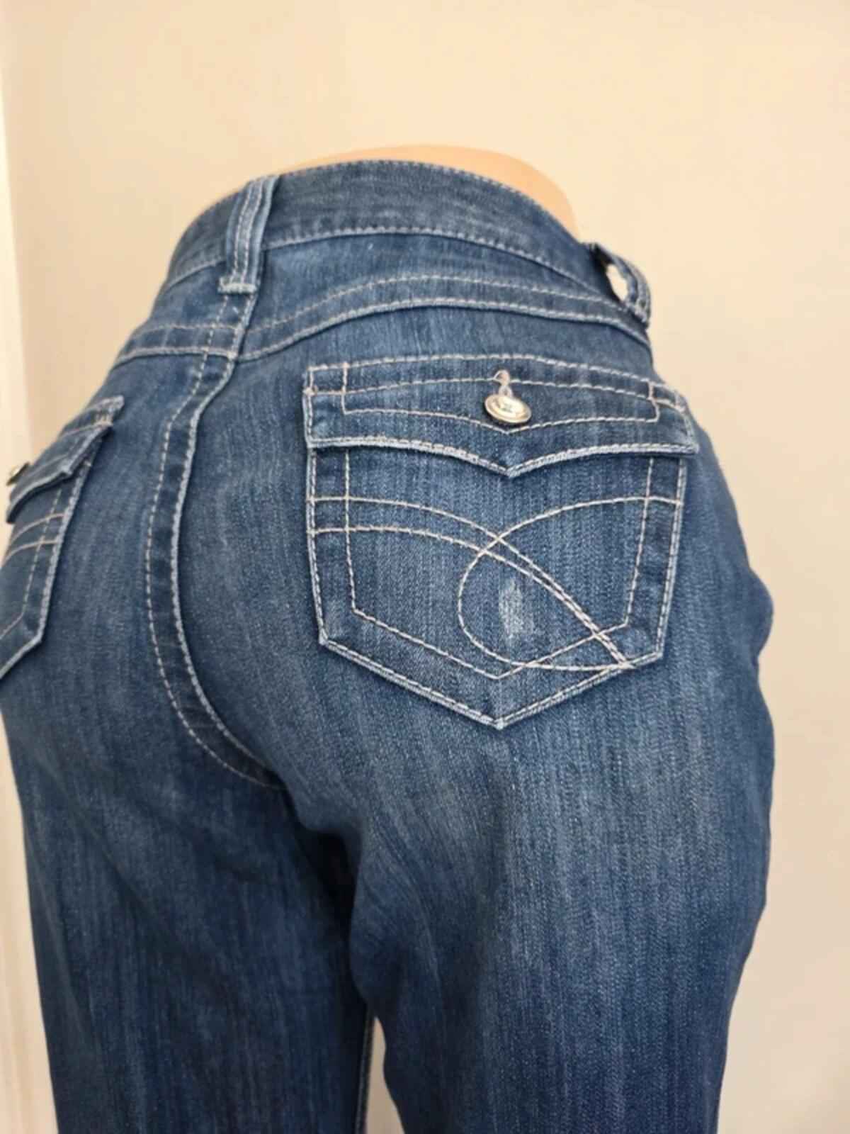 INC Mid Rise Bootcut Jeans UK Size 14 Tall