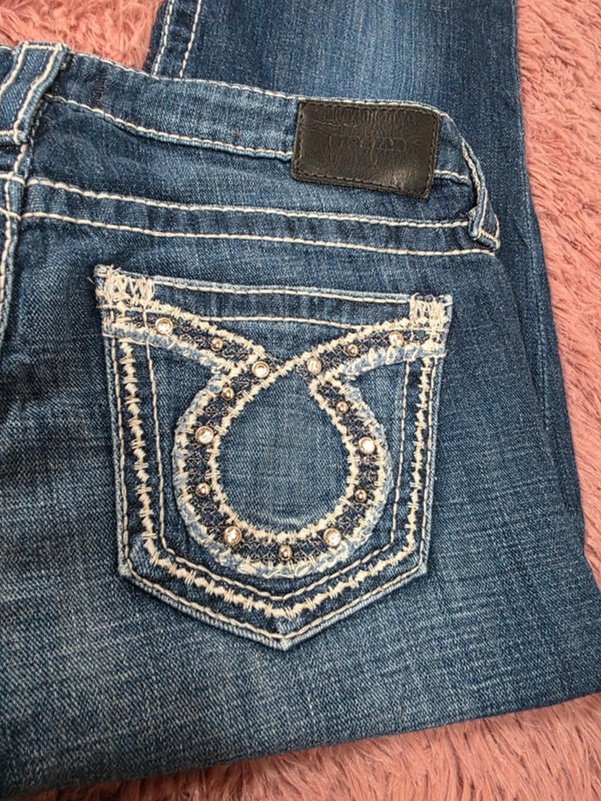 Vintage Y2K Big Star New Hazel Boot Low Rise Bootcut Jeans UK size 12 Petite