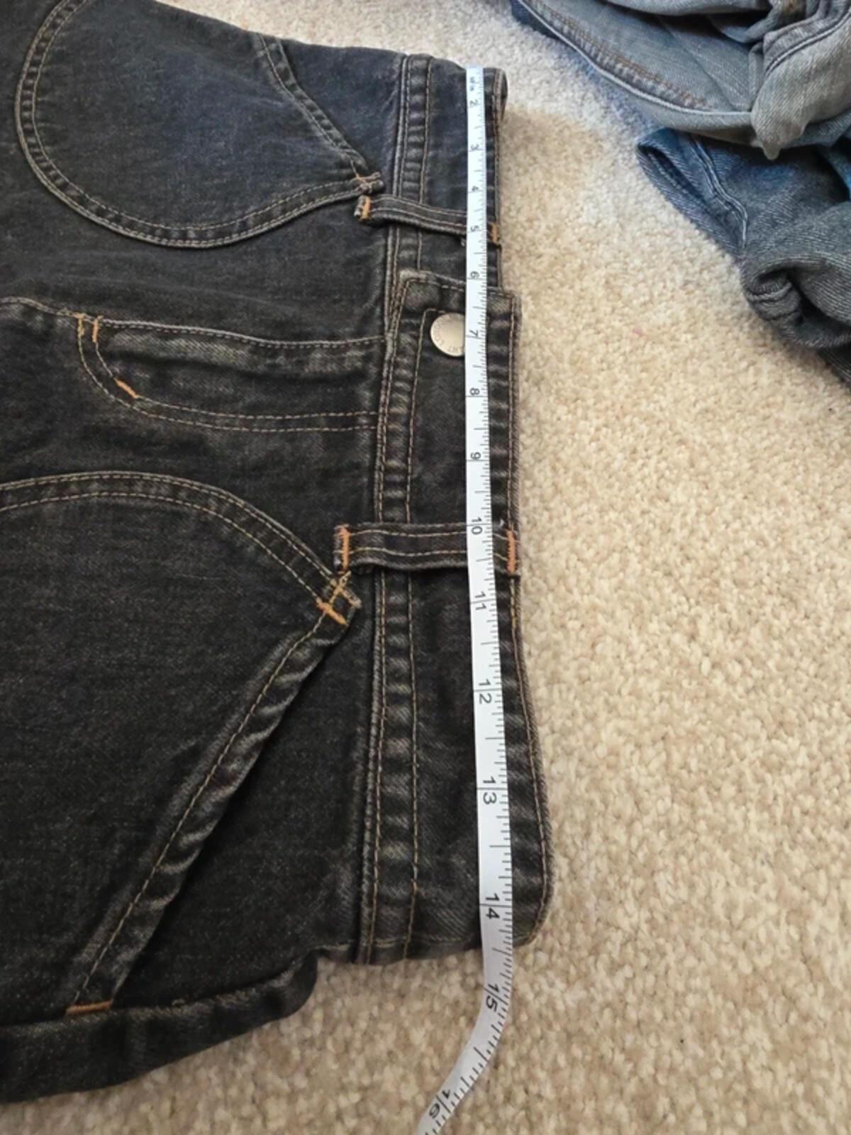 Mary Quant London Vintage Y2K Mid Rise Denim Mini Skirt UK Size 4/6