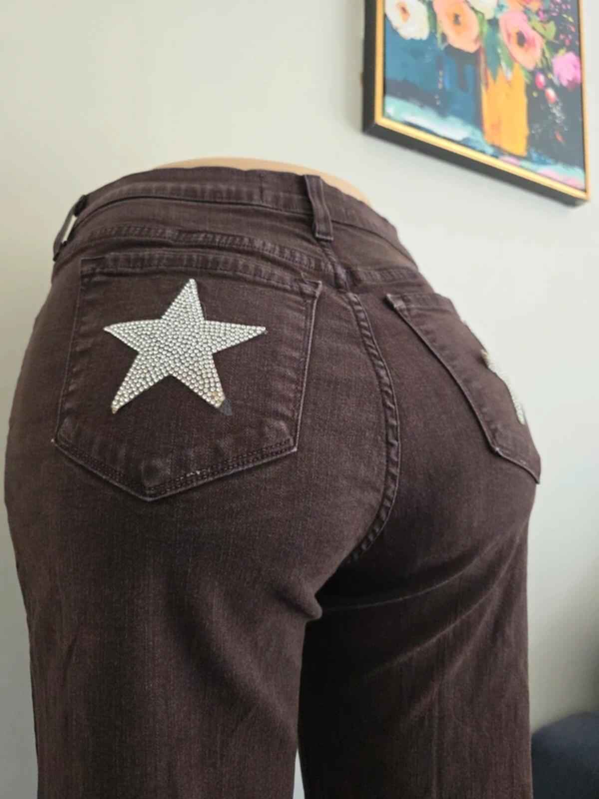 NYDJ Mid Rise Flared Vintage Y2K Jeans UK Size 12