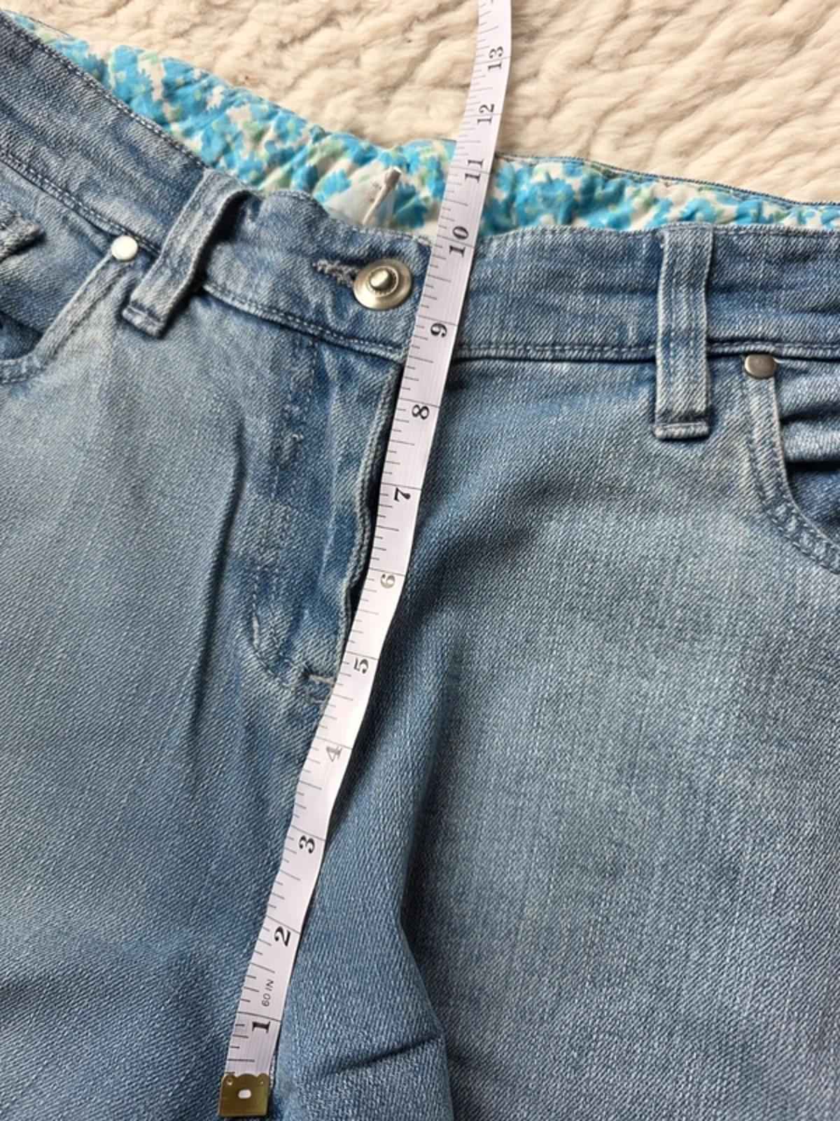 Vintage Y2K Mid Rise Mini Bootcut Jeans UK 12