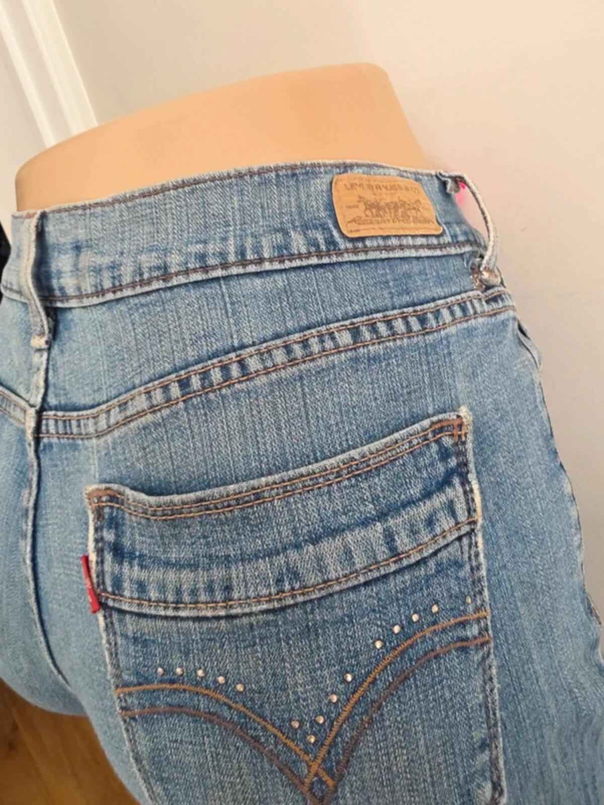 Levi's 515 Mid Rise Bootcut Jeans UK Size 10 Very Tall
