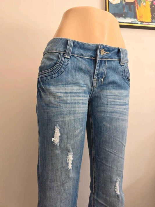 Almost Famous Low Rise Bootcut Vintage Y2K Jeans UK Size 8/10