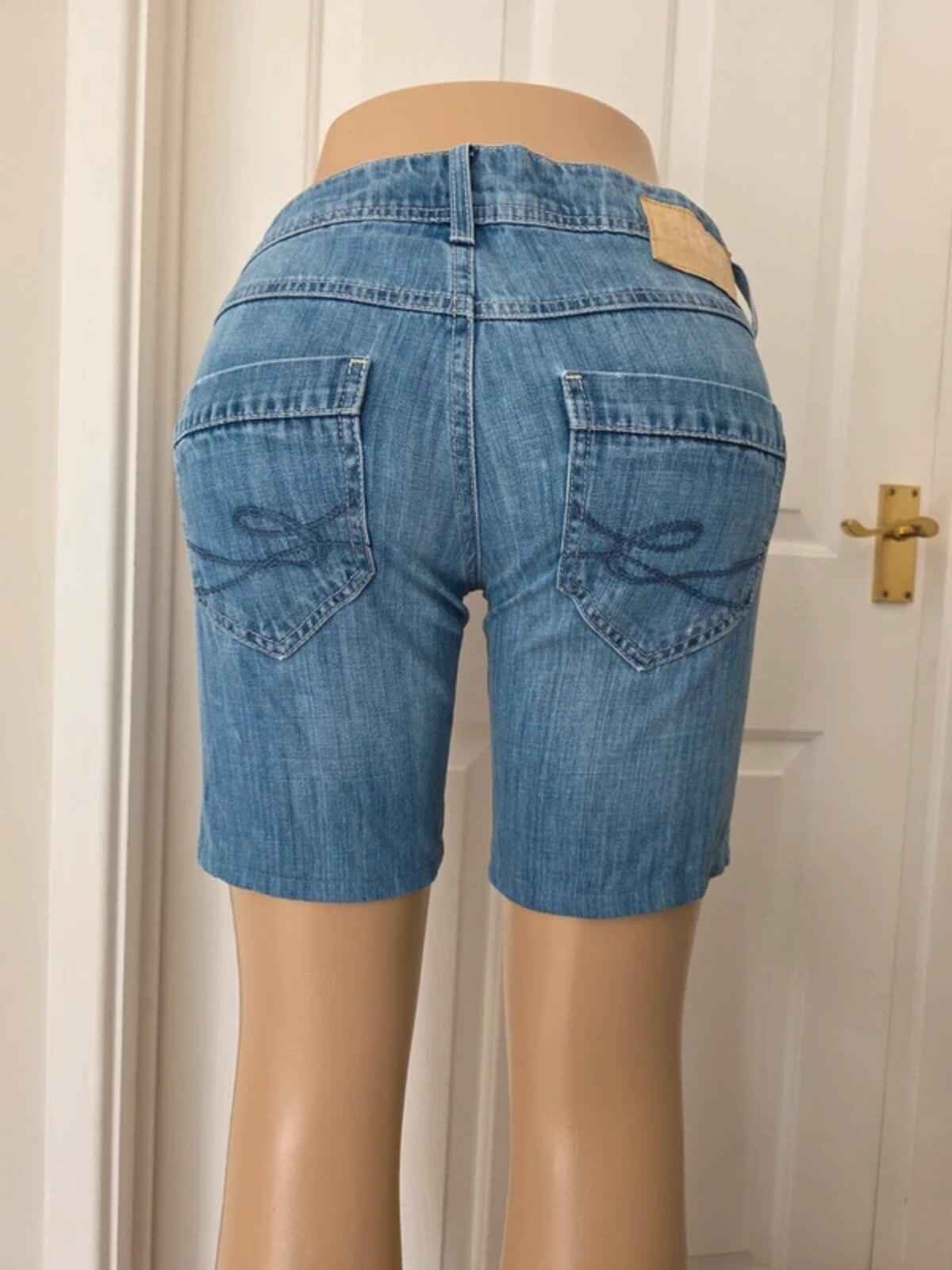 EDC by Esprit Low Rise Denim Shorts UK Size 6/8