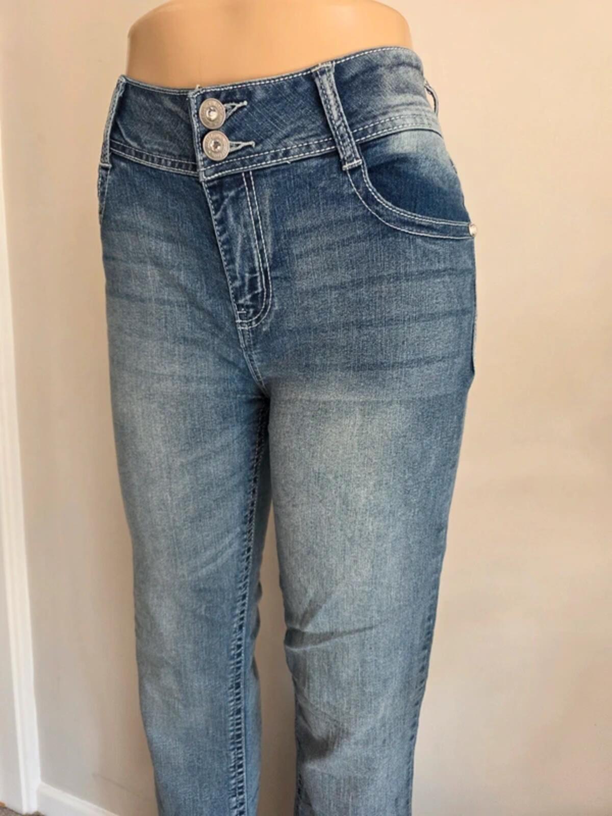 Vintage Y2K Wallflower Mid Rise Bootcut Jeans UK Size 12 Petite