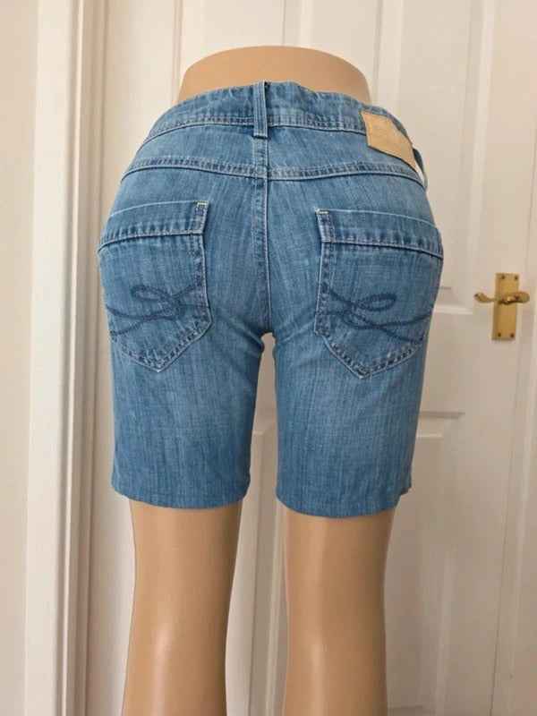 EDC by Esprit Low Rise Denim Shorts UK Size 6/8