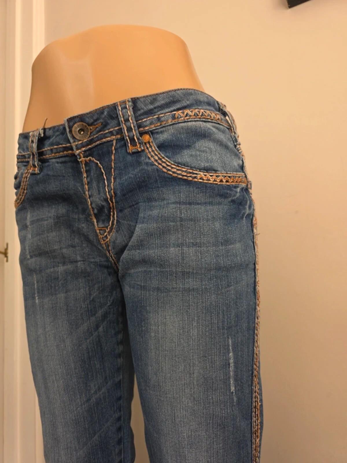 Cowgirl Tuff Co Mid Rise Bootcut Jeans UK Size 8/10