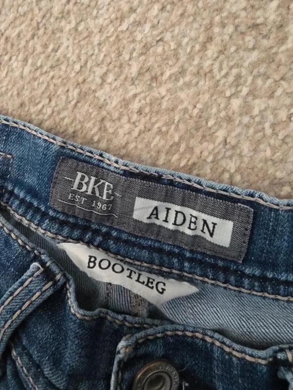 BKE Mid Rise Bootcut Vintage Y2K Jeans UK Size 10 Petite