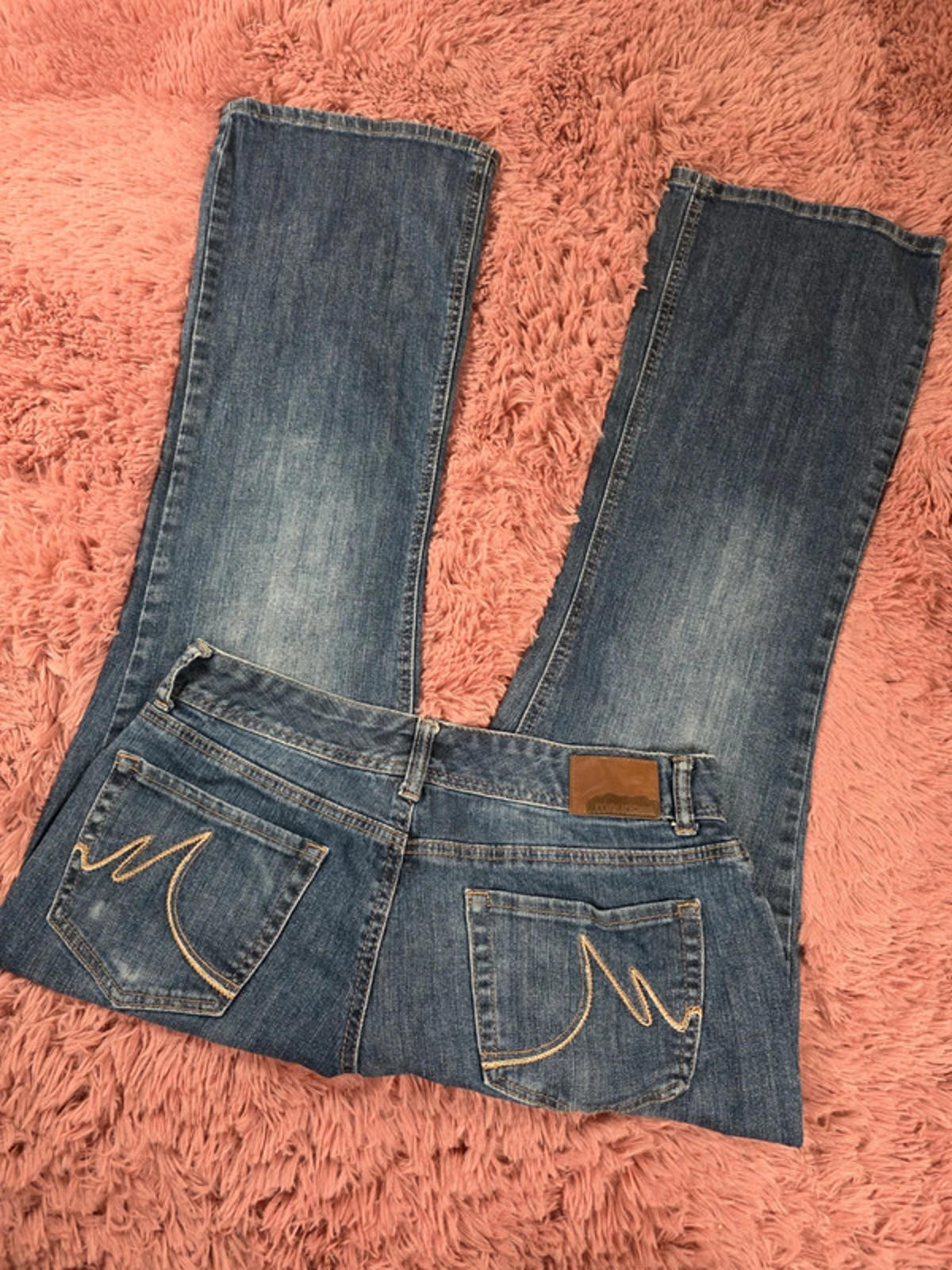 Vintage Y2K Maurices Mid Rise Bootcut Jeans UK Size 12 Petite