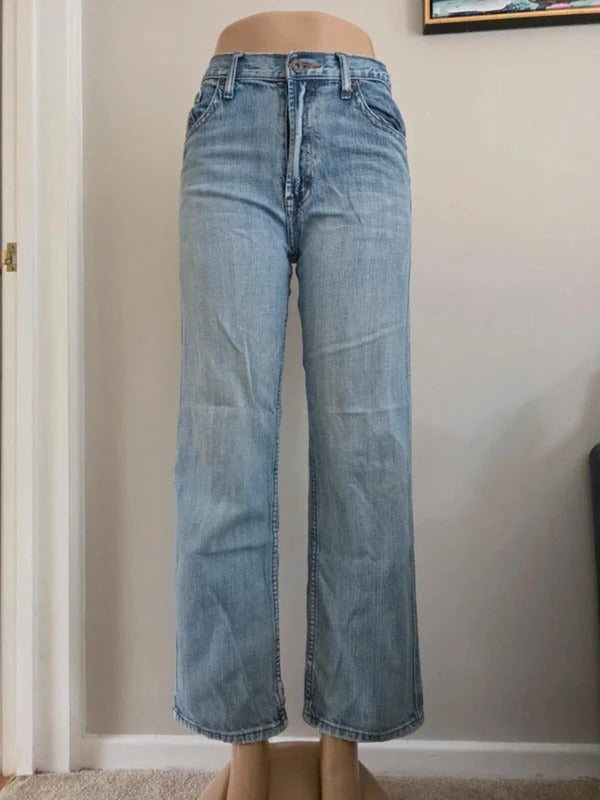 Bailey’s Pt. Vintage Y2K Mid Rise Wide Leg Bootcut Jeans UK Size 8/10 Petite