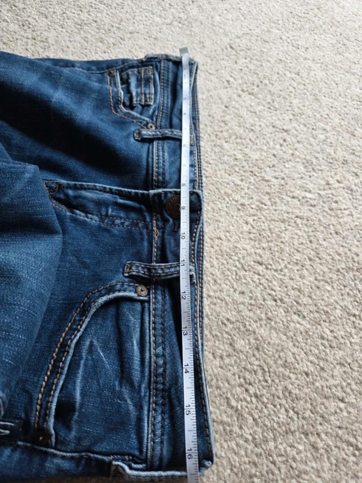 Vintage Y2K Silver Jeans Mid Rise Bootcut Jeans UK Size 12