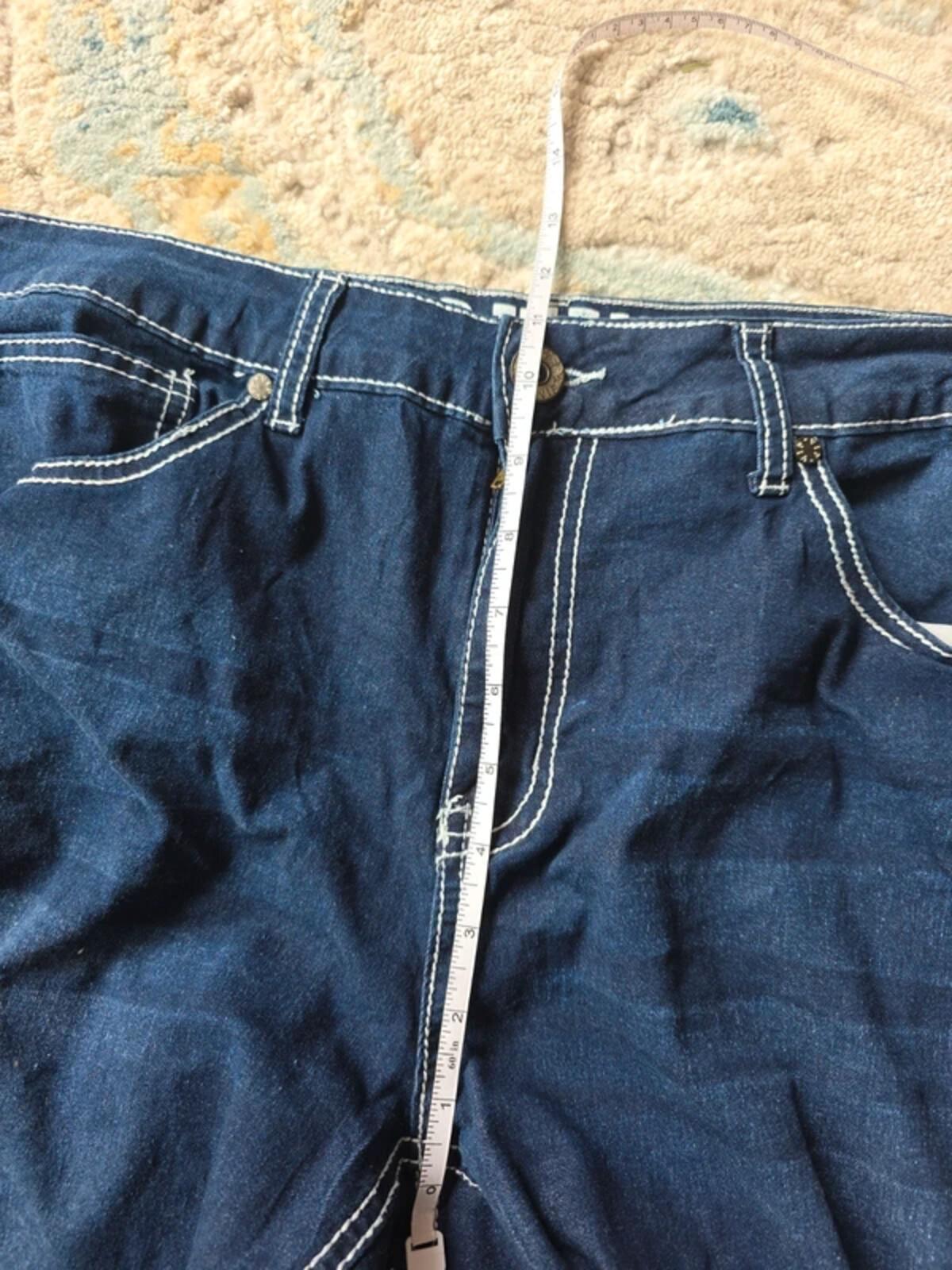 VIP Jeans High Rise Capri Vintage Y2K Jeans UK Size 16/18