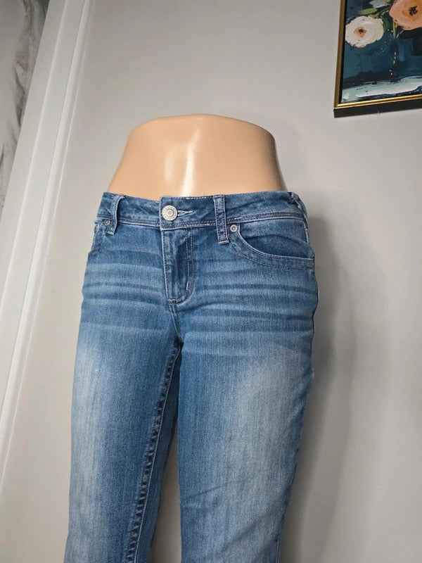 Maurices Low Rise Bootcut Vintage Y2K Jeans UK Size 8 Petite