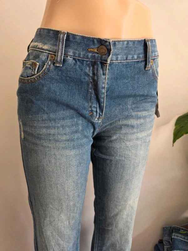 Vintage Y2K Jeanology Mid Rise Bootcut Jeans UK Size 10
