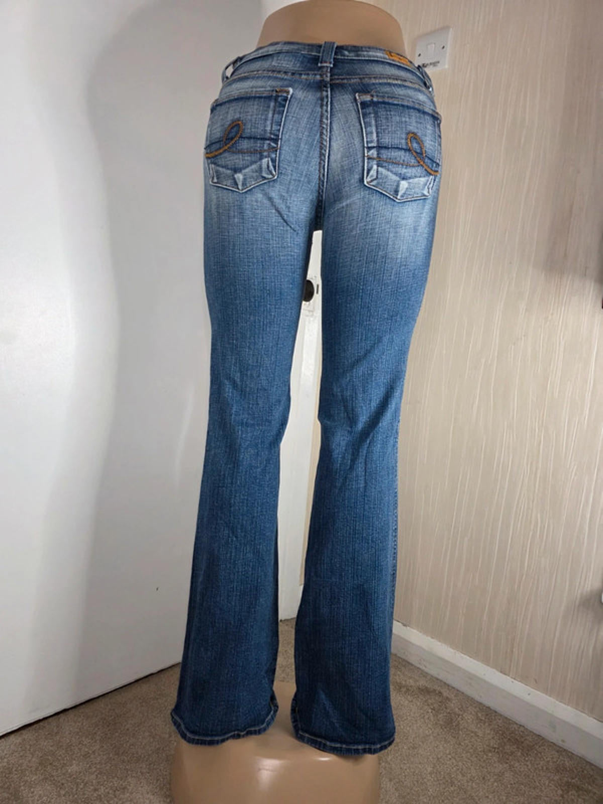 Vintage Y2K Hammer Mid Rise Bootcut Jeans UK Size 10