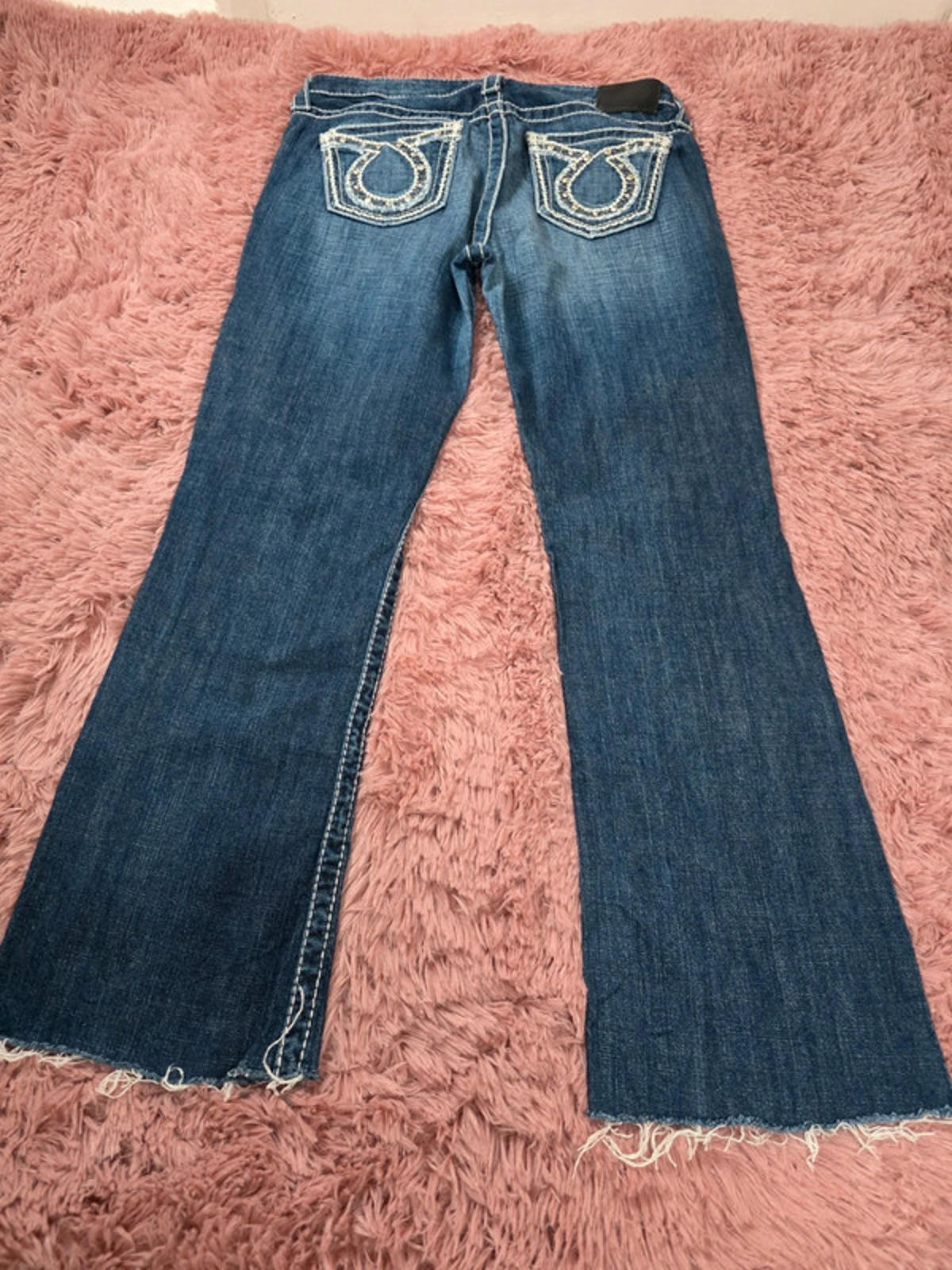 Vintage Y2K Big Star New Hazel Boot Low Rise Bootcut Jeans UK size 12 Petite
