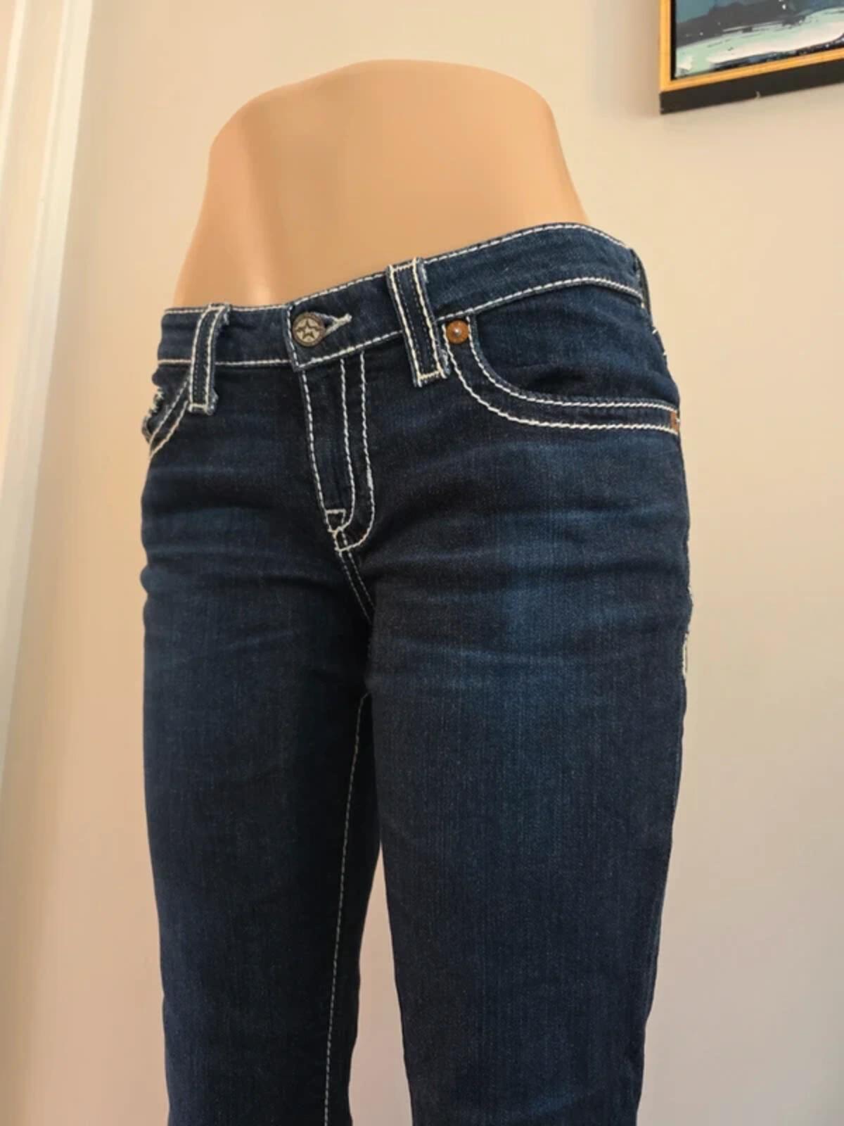Big Star Low Rise Capri Vintage Y2K Jeans UK Size 8/10