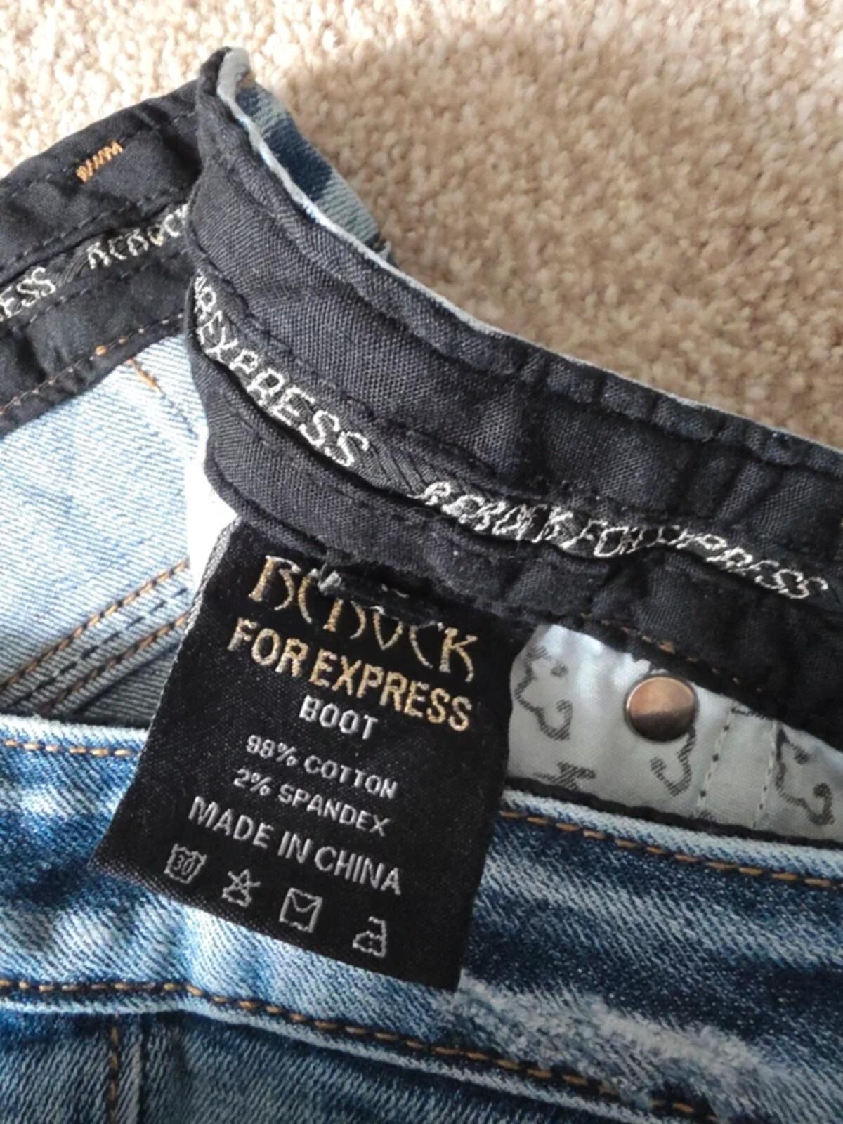 Rerock Ultra Low Rise Bootcut Vintage Y2K Jeans UK Size 8