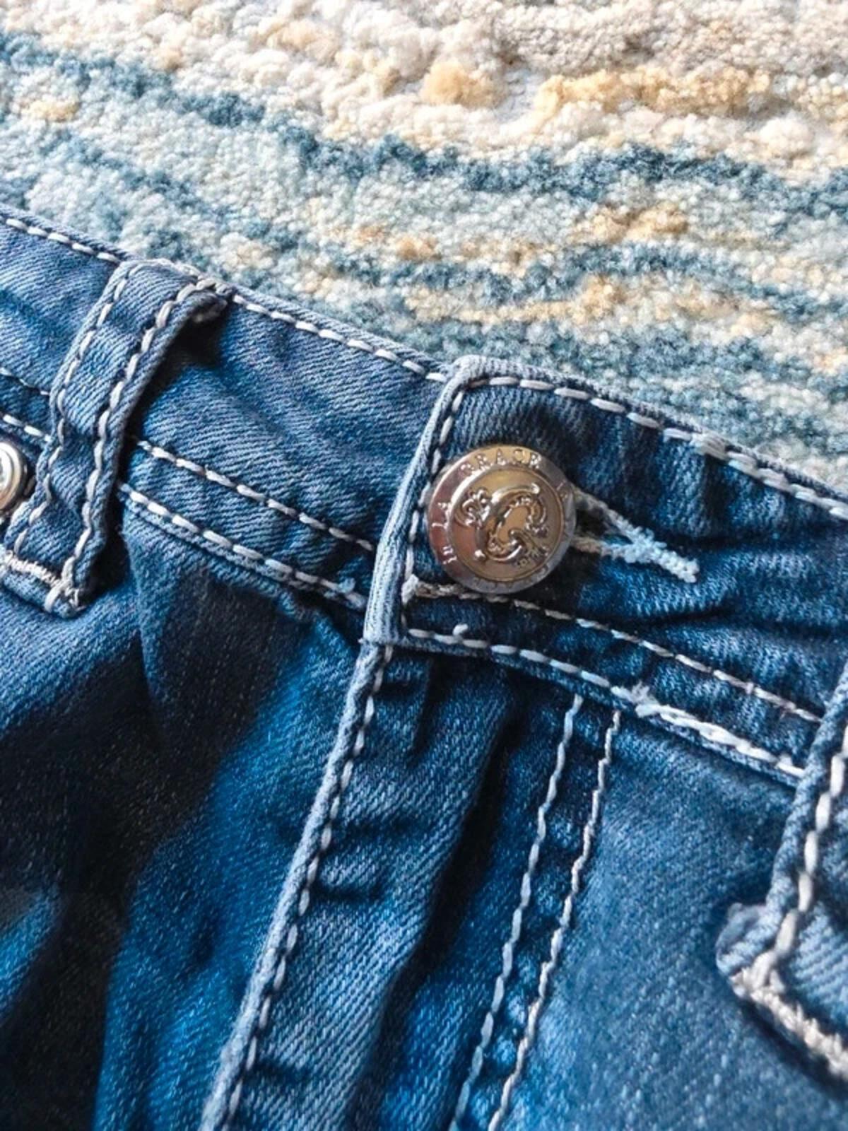 Grace in LA Low Rise Bootcut Vintage Y2K Jeans UK Size 6 Tall