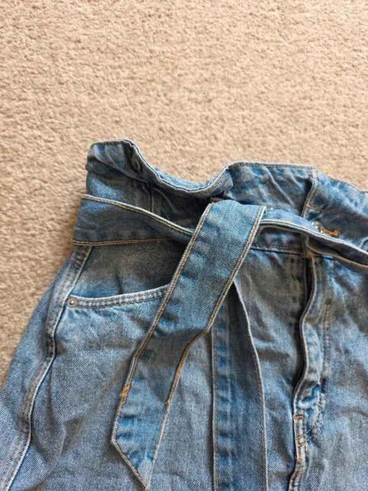 Divided High Waist Denim Mini Skirt Vintage Y2K UK Size 8