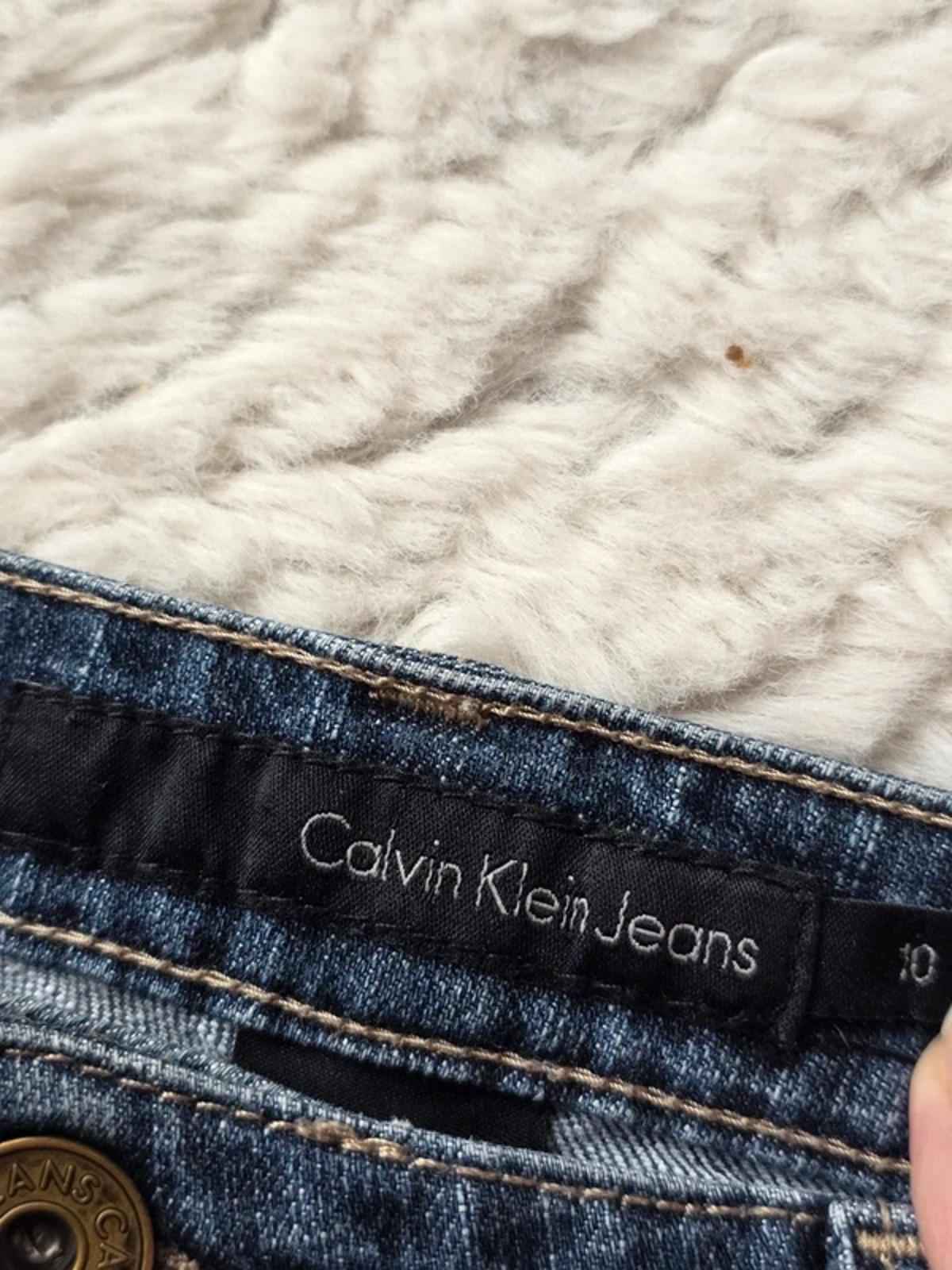 Vintage Y2K Calvin Klein Mid Rise Bootcut Jeans UK 12
