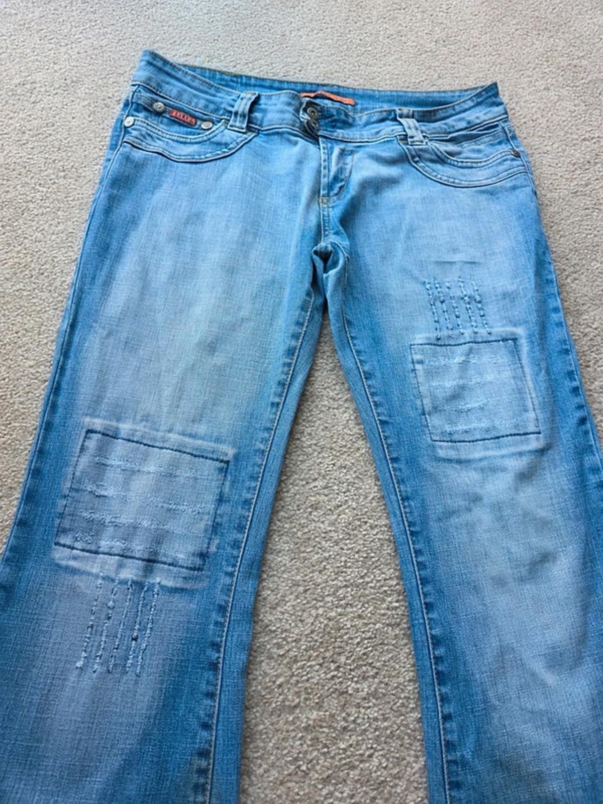 Vintage Y2K 2 Elles Low Rise Bootcut Jeans UK Size 14 Tall