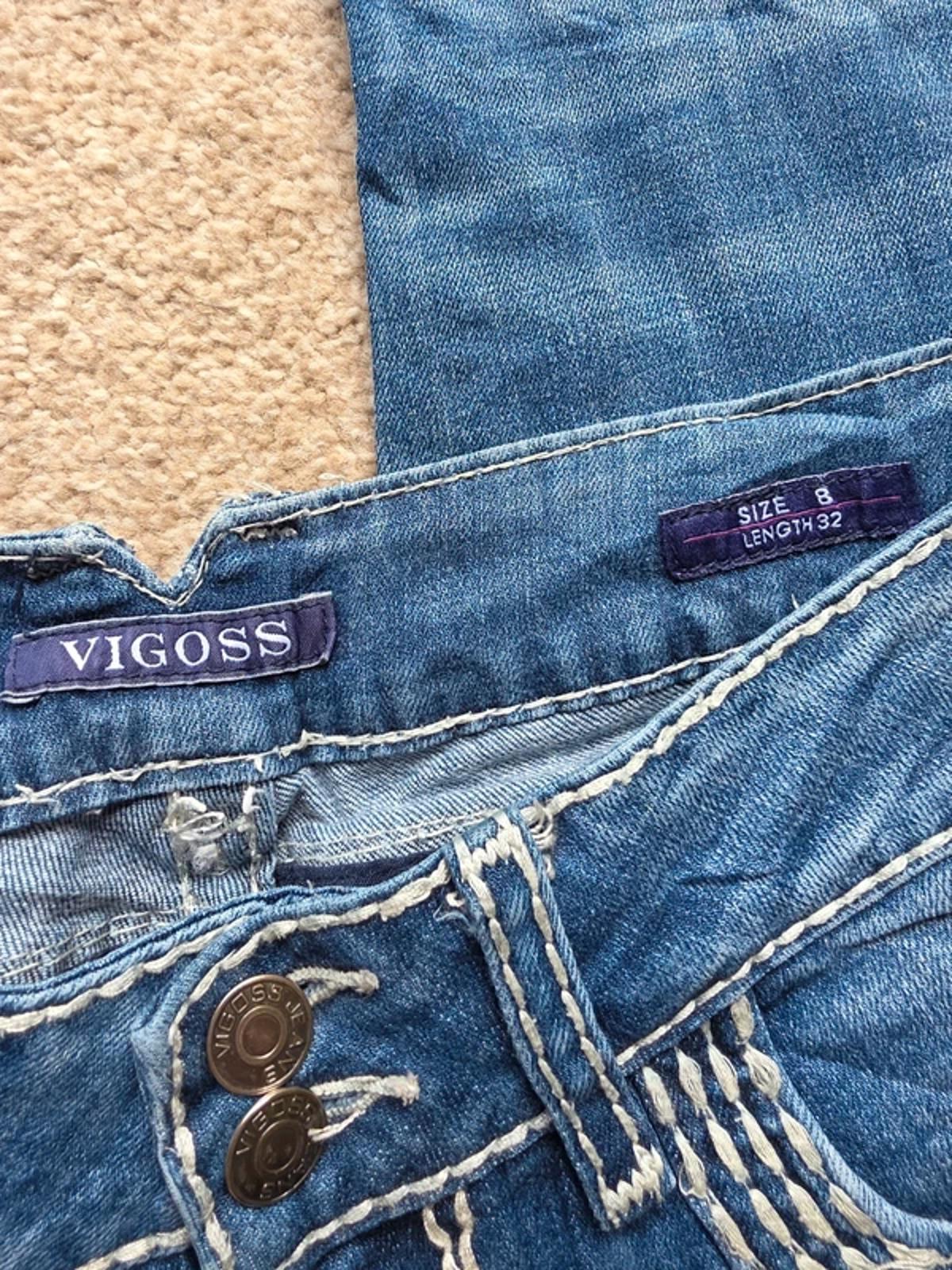 Vintage Y2K Vigoss Mid Rise Bootcut Jeans UK Size 14