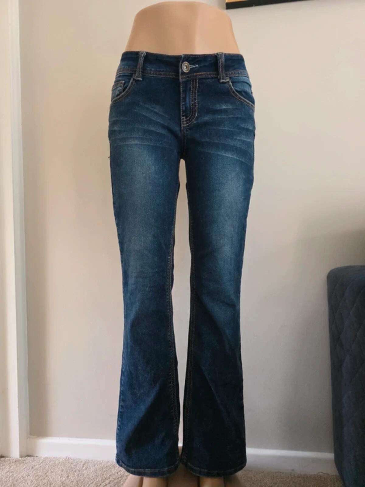 Revolt Low Rise Bootcut Vintage Y2K Jeans UK Size 10/12