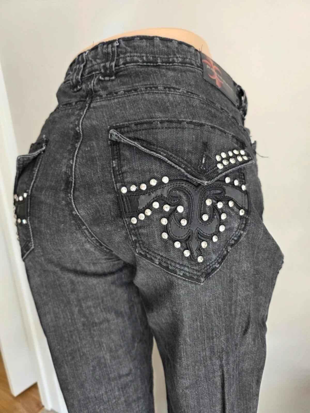 Vintage Y2K Jeans De Fleur High Rise Slim Jeans UK Size 16