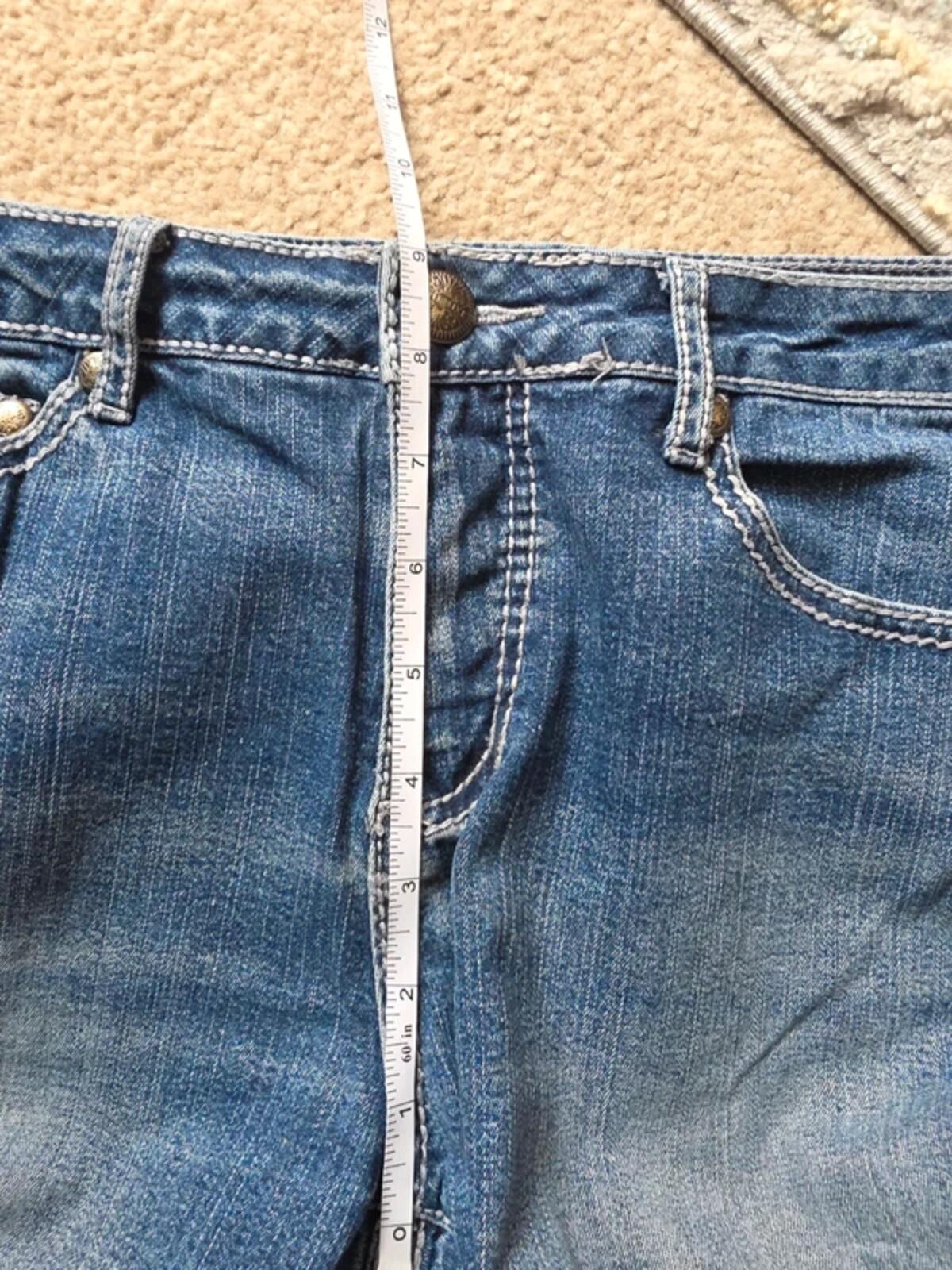 Luxe Mid Rise Bootcut Vintage Y2K Jeans UK Size 8 Petite