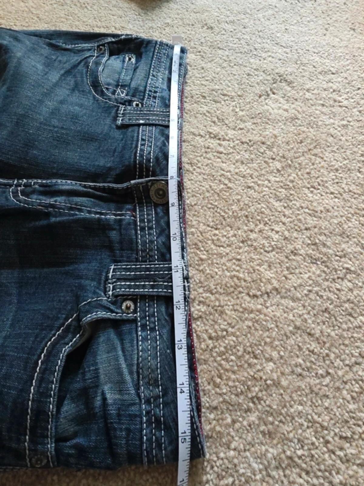 Rue 21 Mid Rise Bootcut Vintage Y2K Jeans UK Size 10/12 Tall