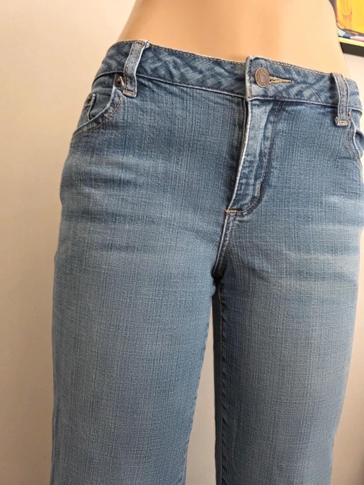 Garage Mid Rise Straight Vintage Y2K Jeans UK Size 12/14 Tall