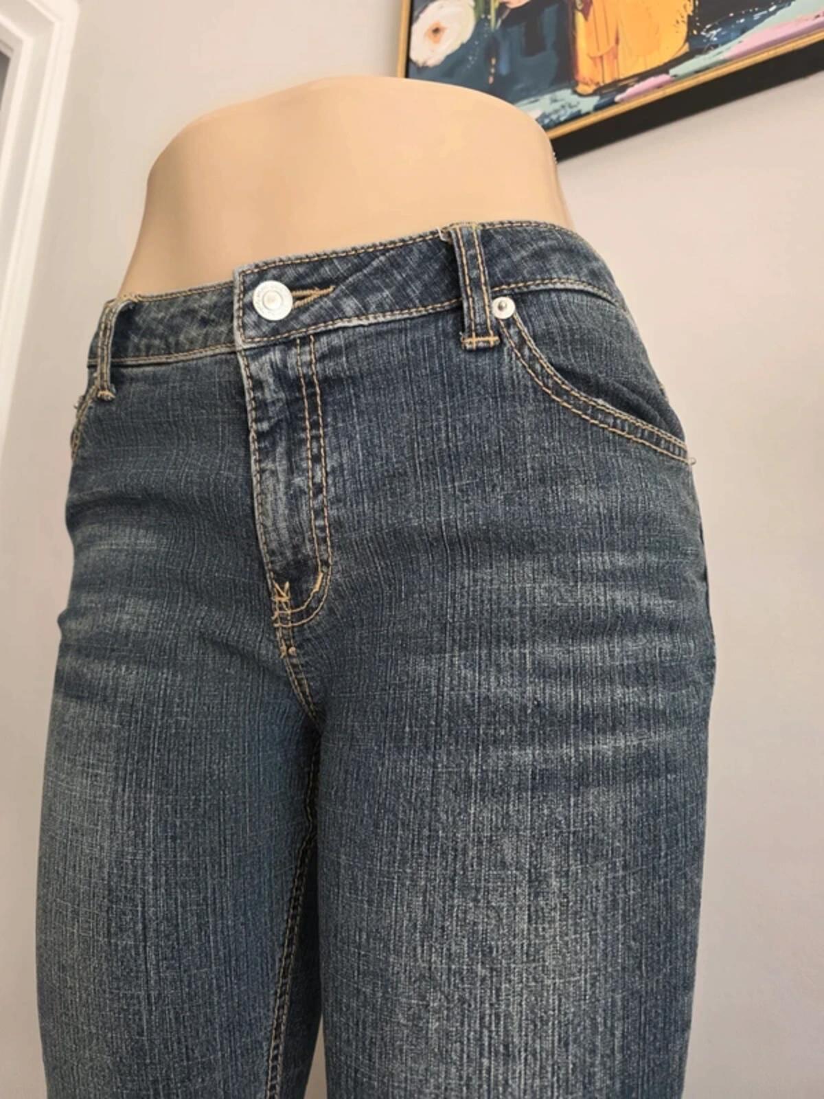 Vintage Y2K J Honey Mid Rise Cropped Jeans UK Size 10
