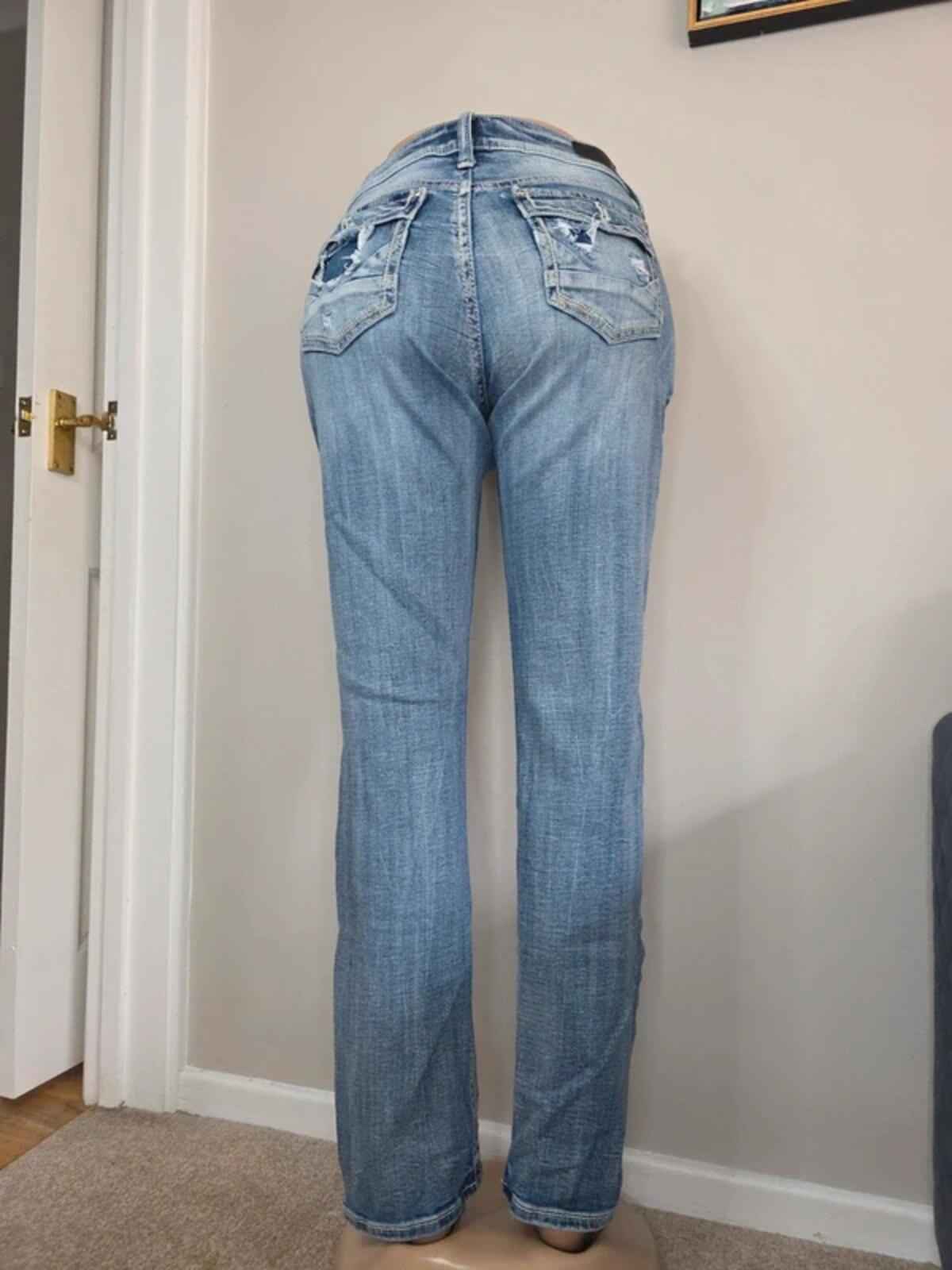 Daytrip Mid Rise Straight Vintage Y2K Jeans UK Size 12