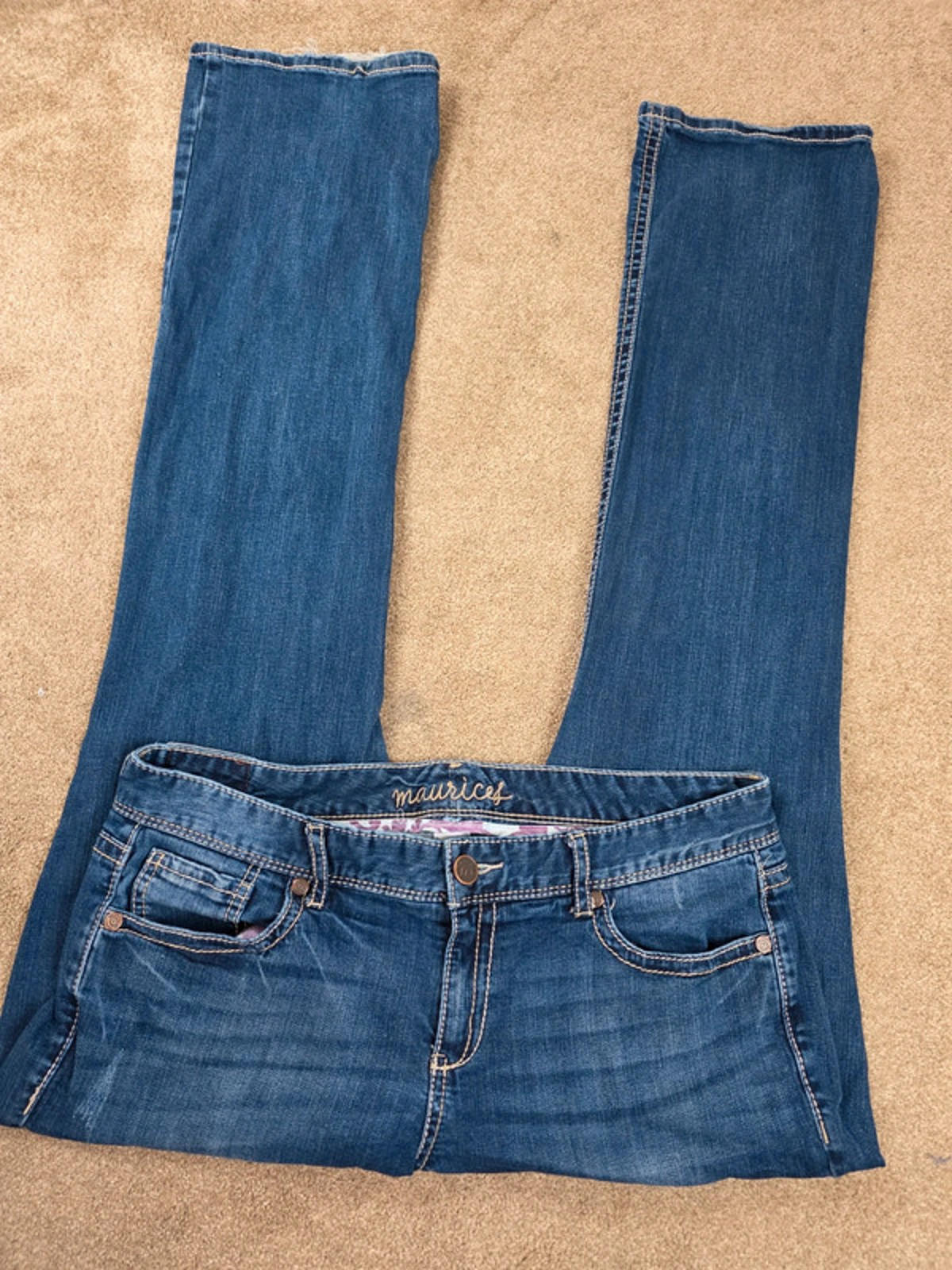 Vintage Y2K Maurice’s Mid Rise Bootcut Jeans UK Size 16
