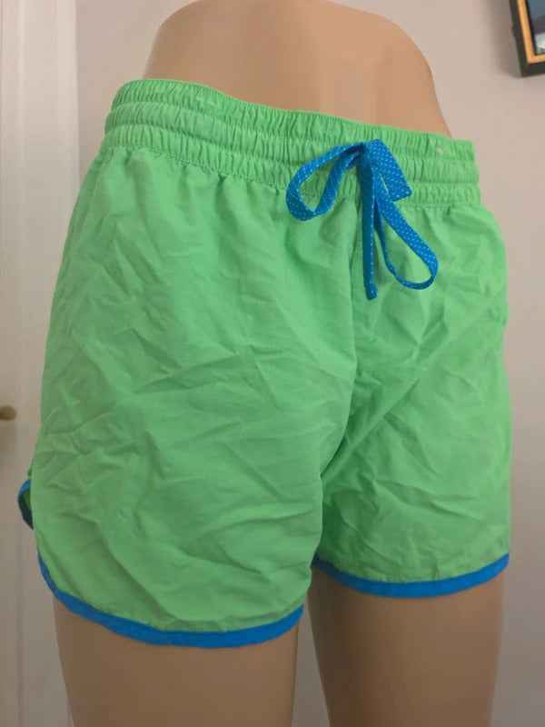 Columbia Neon Green Running Sports Shorts UK Size 8/10