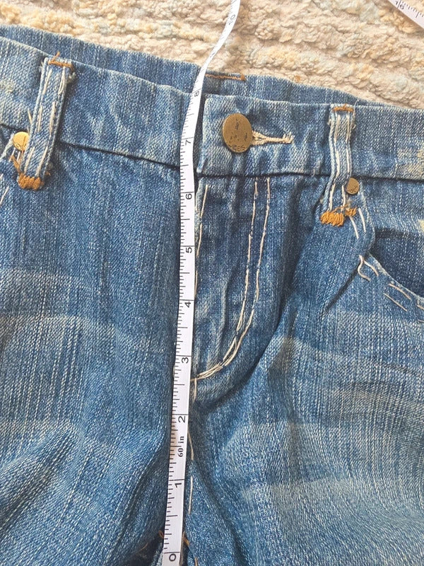 Joe’s Jeans Low Rise Relaxed Flared Vintage Y2K Jeans UK Size 10 Petite