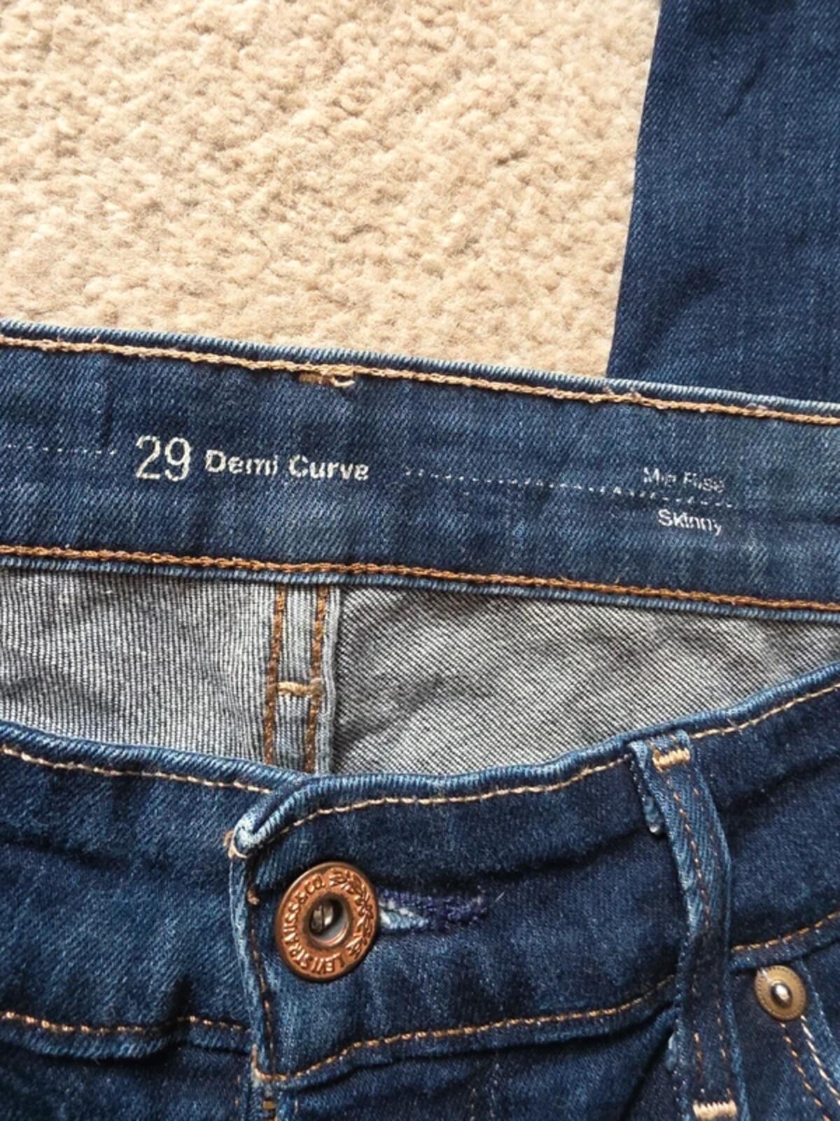 Levi's Denizen Low Rise Skinny Vintage Y2K Jeans UK Size 8
