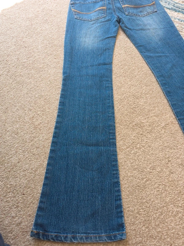 Authentic American Heritage Ultra Low Rise Bootcut Vintage Y2K Jeans UK Size 4